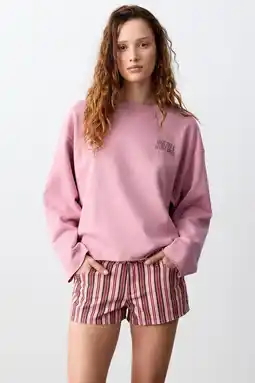 Wehkamp MANGO TEEN longsleeve met backprint roze aanbieding
