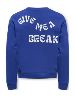 Wehkamp KIDS ONLY GIRL sweater blauw aanbieding