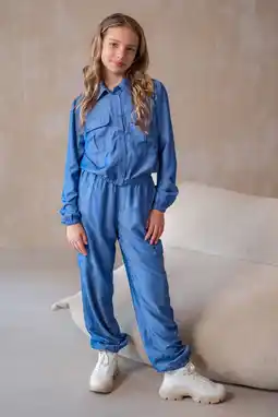 Wehkamp Like Flo Young casual broek blauw aanbieding