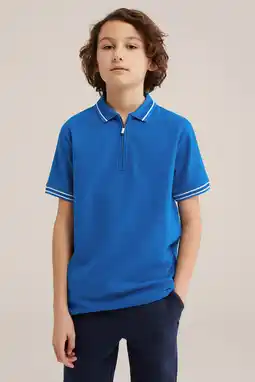 Wehkamp WE Fashion polo marineblauw aanbieding