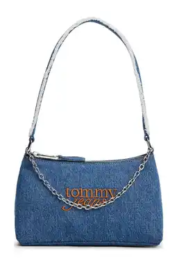 Wehkamp Tommy Jeans denim schoudertas TJW Cool blauw aanbieding