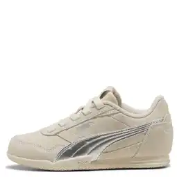Wehkamp Puma Bella Donna suede Metallic sneakers ecru/zilver aanbieding