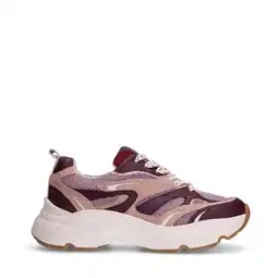 Wehkamp Sacha chunky leren sneakers paars aanbieding