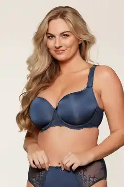 Wehkamp LingaDore voorgevormde beugelbh Daily Uni Fit denimblauw aanbieding