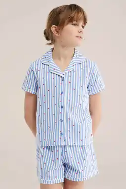 Wehkamp WE Fashion shortama lichtblauw aanbieding