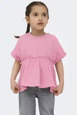 Wehkamp KIDS ONLY MINI blousetop roze aanbieding