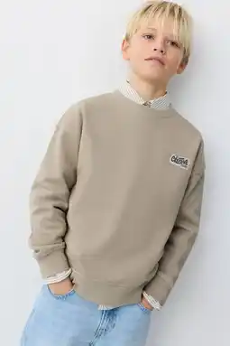 Wehkamp Mango Kids sweater lichtbruin aanbieding