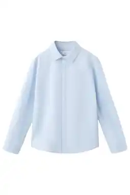Wehkamp Mango Kids overhemd lichtblauw aanbieding