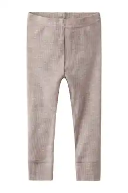 Wehkamp NAME IT BABY wollen babybroek grijsbruin aanbieding