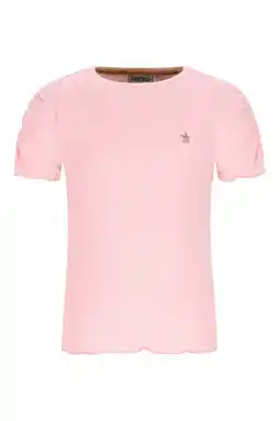 Wehkamp Like Flo T-shirt roze rib gebreid aanbieding
