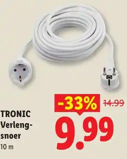 Lidl Tronic verlengsnoer aanbieding