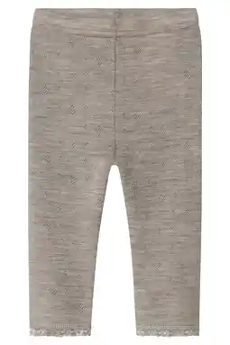 Wehkamp NAME IT BABY wollen slim babybroek grijsbruin aanbieding