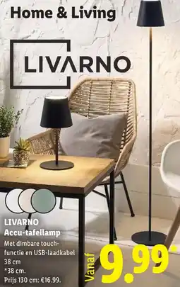 Lidl Livarno accu tafellamp aanbieding
