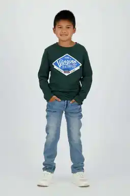 Wehkamp Vingino slim fit jeans light blue denim aanbieding