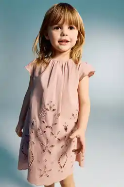 Wehkamp Mango Kids korte jurk roze aanbieding