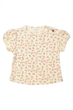 Wehkamp Riffle Amsterdam gebloemde T-shirt roze ajour aanbieding