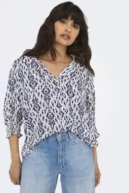 Wehkamp ONLY blouse met stippen aanbieding