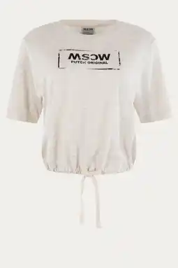 Wehkamp Moscow T-shirt crème aanbieding