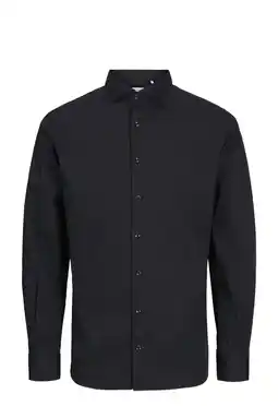 Wehkamp JACK & JONES PREMIUM zakelijk overhemd zwart aanbieding
