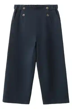 Wehkamp Mango Kids pantalon donkerblauw aanbieding