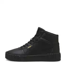 Wehkamp Puma Carina imitatieleren leren sneakers 3.0 Mid zwart aanbieding