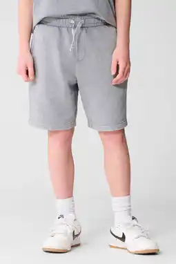 Wehkamp Shoeby regularwaist sweatshort grijs aanbieding