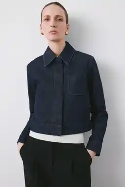 Wehkamp Mango denim spijkerjas dark blue denim aanbieding