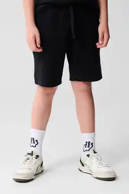 Wehkamp Shoeby regular sweatshort zwart aanbieding