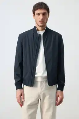 Wehkamp Mango Man zomerjas donkerblauw aanbieding