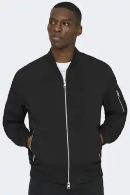 Wehkamp ONLY & SONS bomberjack zwart aanbieding