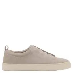 Wehkamp Mango Man suède slip-on sneakers beige aanbieding