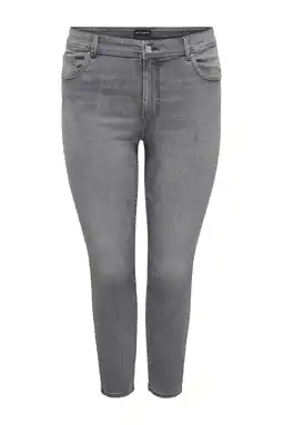 Wehkamp ONLY CARMAKOMA skinny jeans grey denim aanbieding