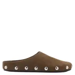 Wehkamp Mango suède clogs bruin aanbieding