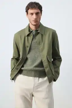 Wehkamp Mango Man zomerjas groen aanbieding
