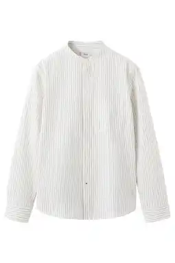Wehkamp Mango Kids gestreepte overhemd blauw aanbieding