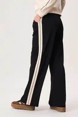 Wehkamp Miss Etam broek zwart met bies aanbieding
