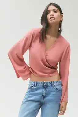Wehkamp MANGO TEEN blousetop zalm aanbieding