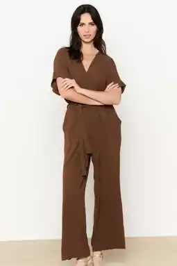 Wehkamp LOLALIZA jumpsuit bruin aanbieding