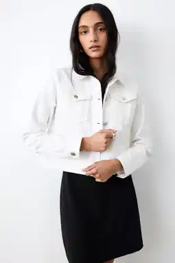 Wehkamp MANGO TEEN spijkerjas wit aanbieding