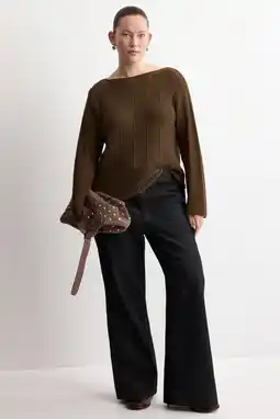 Wehkamp Mango pullover groen aanbieding