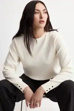 Wehkamp Mango pullover ecru aanbieding