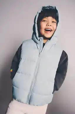 Wehkamp Mango Kids bodywarmer turquoise aanbieding