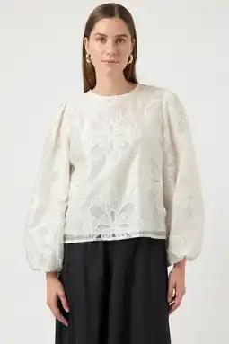 Wehkamp YAS top ecru aanbieding