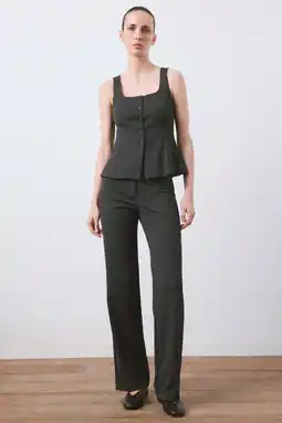 Wehkamp Mango gilet grijs aanbieding