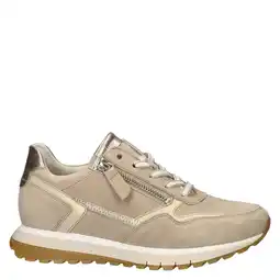 Wehkamp Gabor Comfort Optifit suède sneakers beige aanbieding