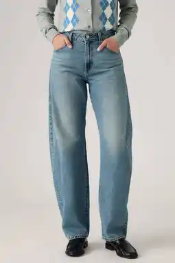 Wehkamp Levi's BAGGY DAD BARREL barrel jeans medium blue denim aanbieding