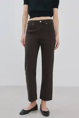 Wehkamp Mango straight leg jeans bruin aanbieding