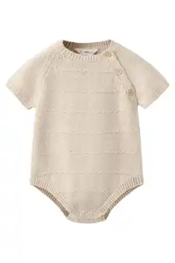 Wehkamp Mango Kids gebreid boxpak lichtbeige aanbieding