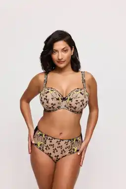 Wehkamp PrimaDonna Twist maxislip Manali beige/zwart aanbieding