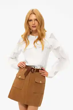 Wehkamp NIKKIE top ecru aanbieding